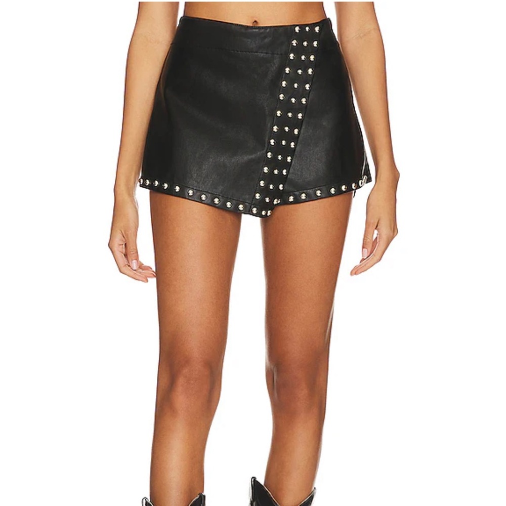 Free People studded Emmy skort